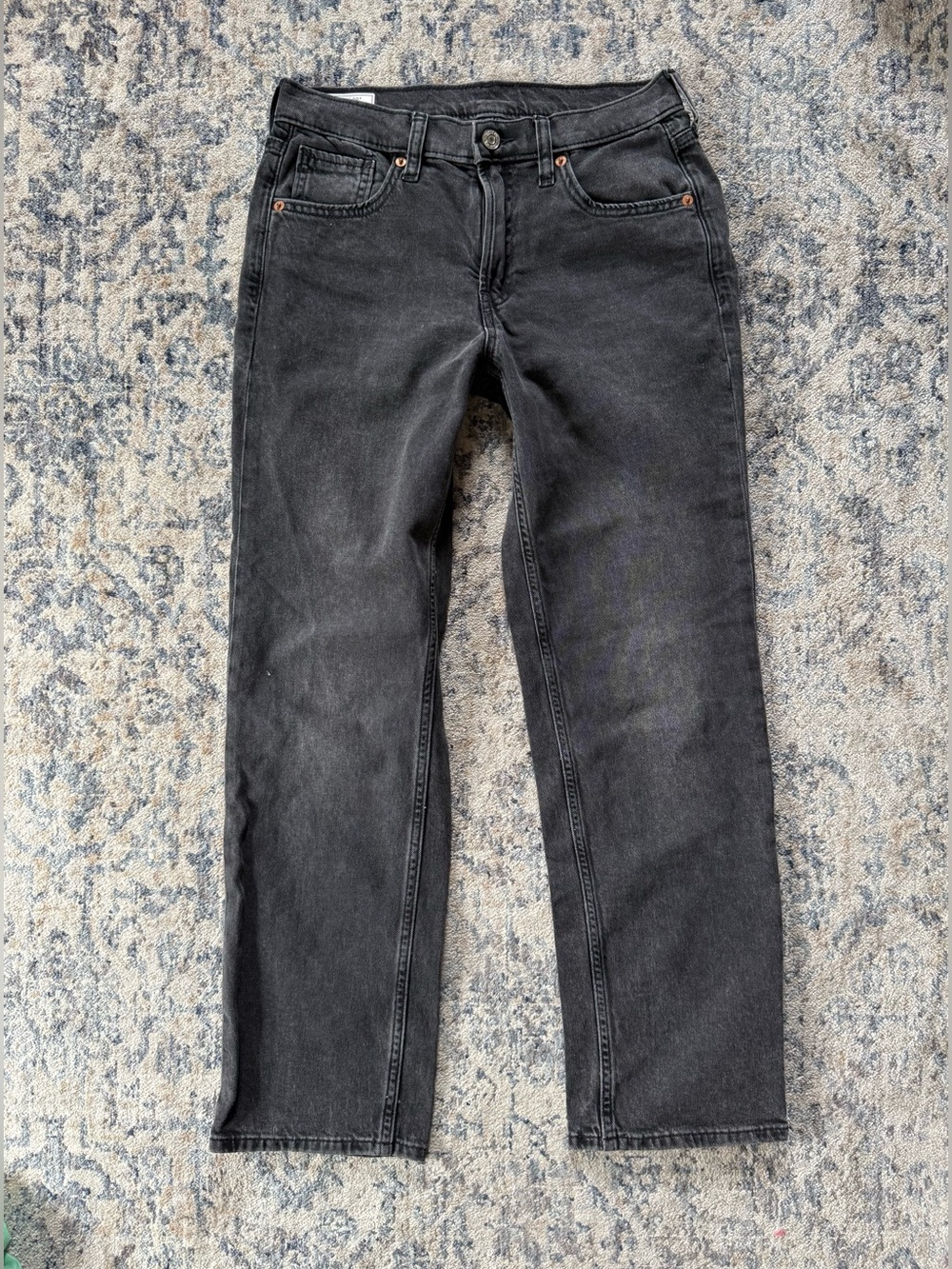Gap Mid Rise 90's Loose Black Jeans